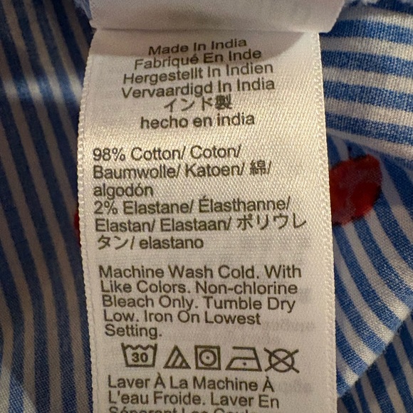 J.Crew Factory Cotton Poplin Shirt in Signature Fit women’s S - Picture 8 of 11